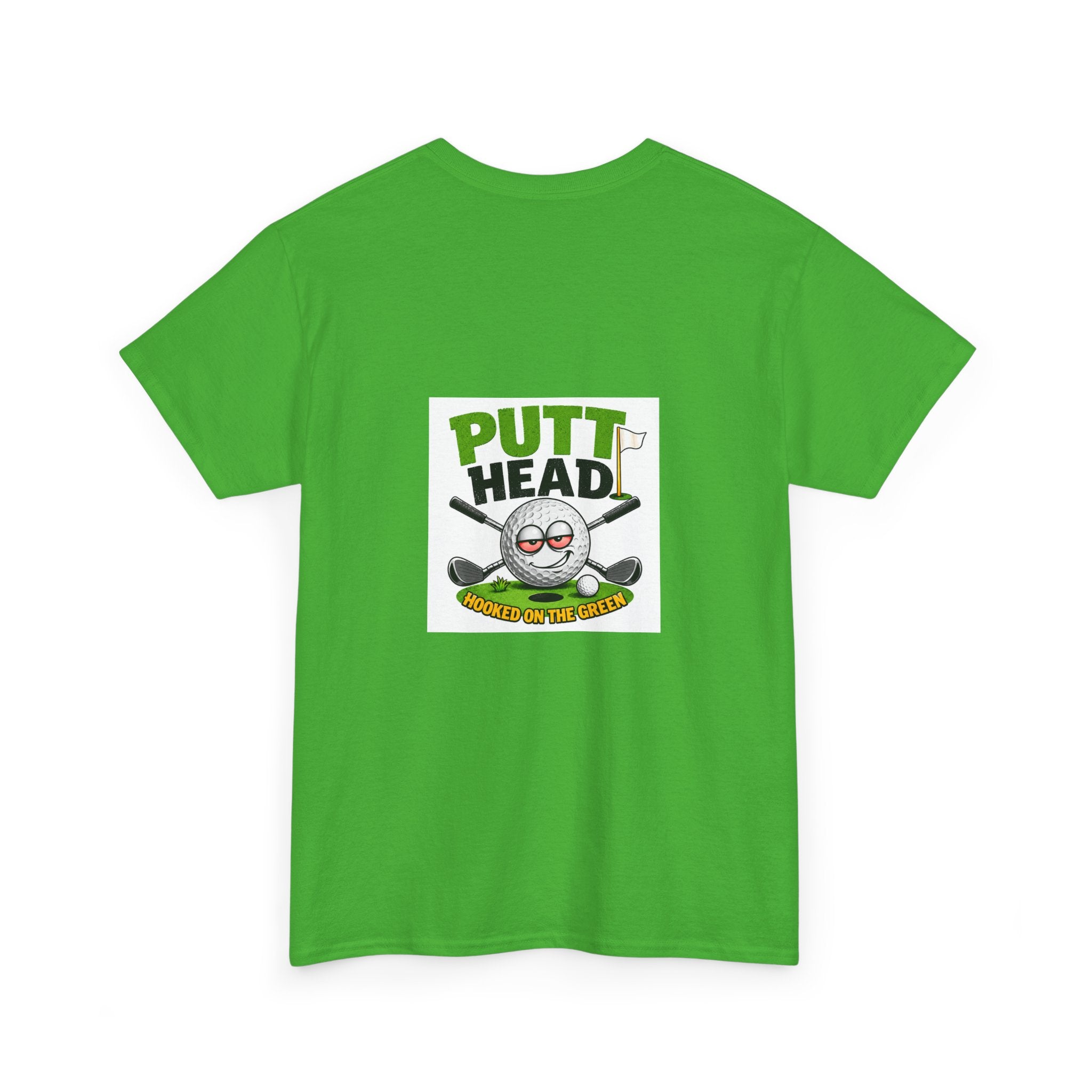 Putt Head golf ball character Tee | Funny Golf Shirt | Mini Golf Theme