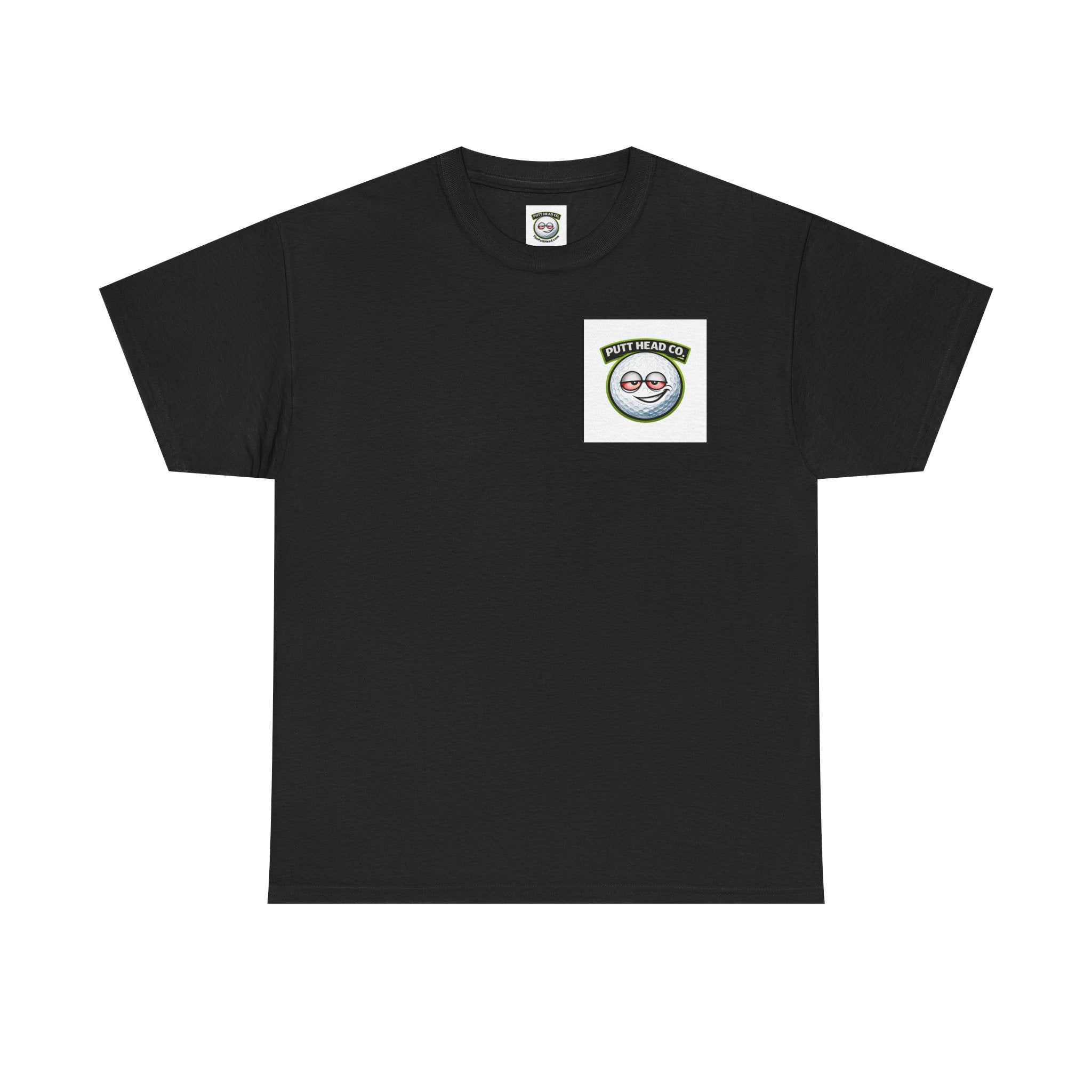 Putt Head golf ball character Tee | Funny Golf Shirt | Mini Golf Theme