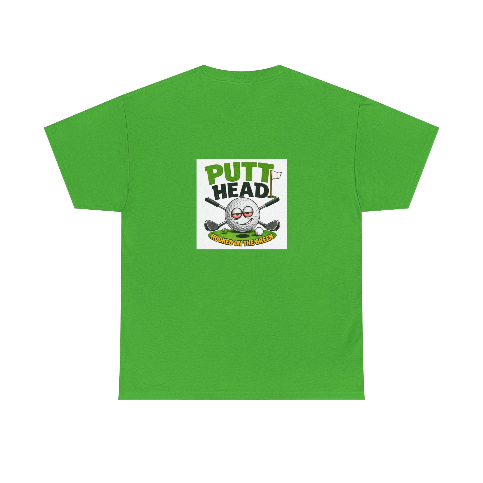 Putt Head golf ball character Tee | Funny Golf Shirt | Mini Golf Theme