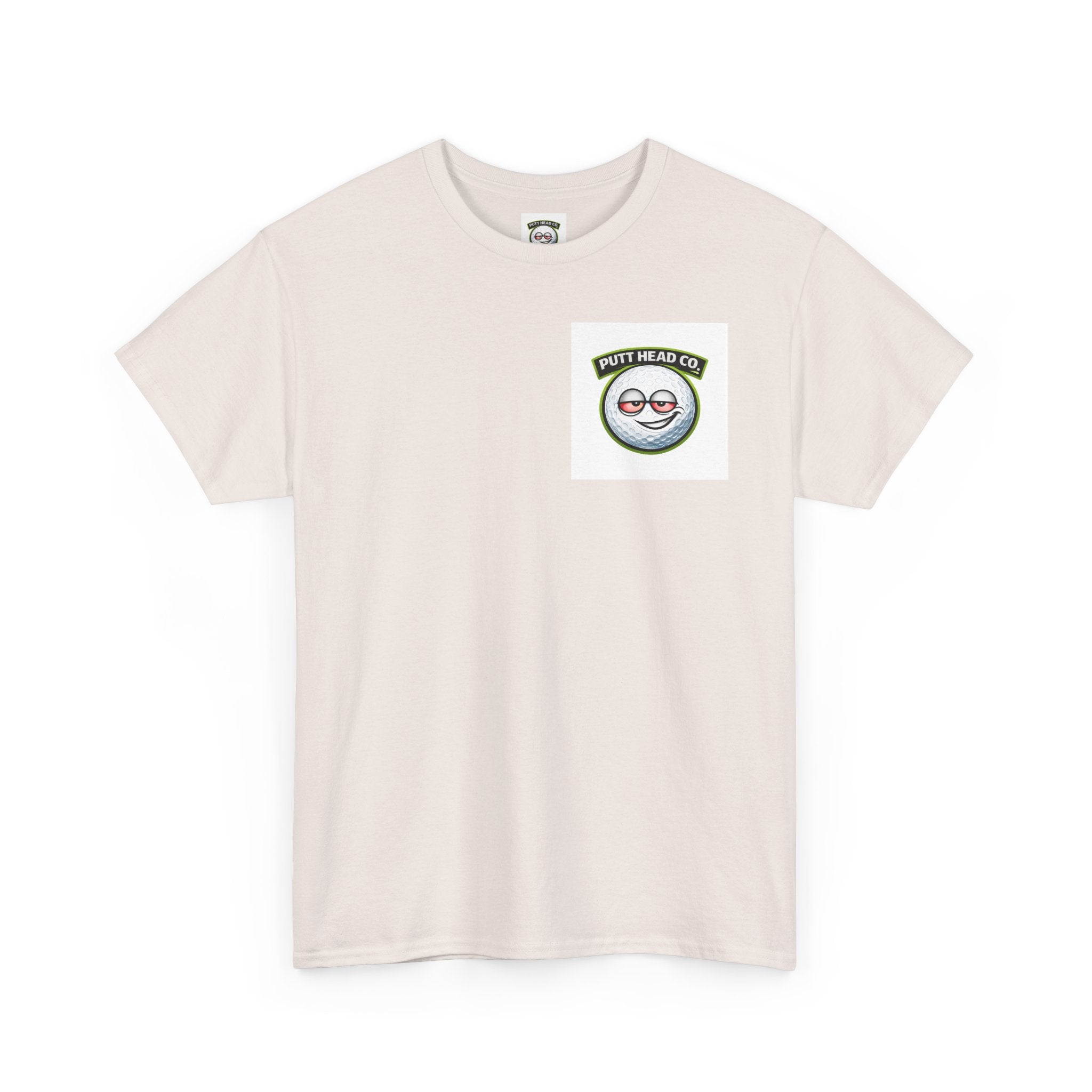 Putt Head golf ball character Tee | Funny Golf Shirt | Mini Golf Theme